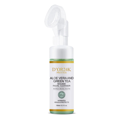 D'OR24K Aloe Vera and Green Tea - Mousse Facial Cleanser