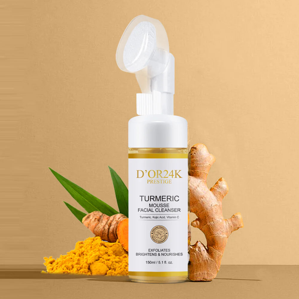 D'OR24K Turmeric - Mousse Facial Cleanser