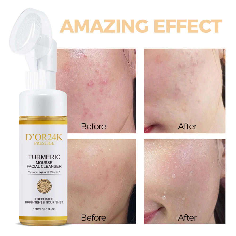 D'OR24K Turmeric - Mousse Facial Cleanser